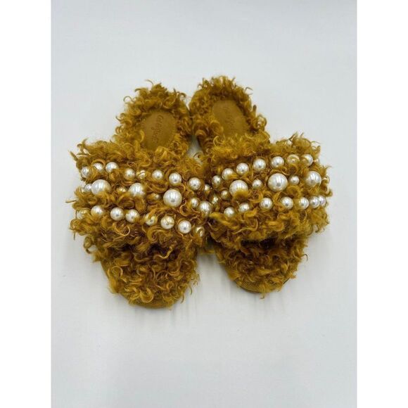 Brand New Cat & Jack Gold/‎ Adeline Sandals For Girls Size 13 - Picture 1 of 7